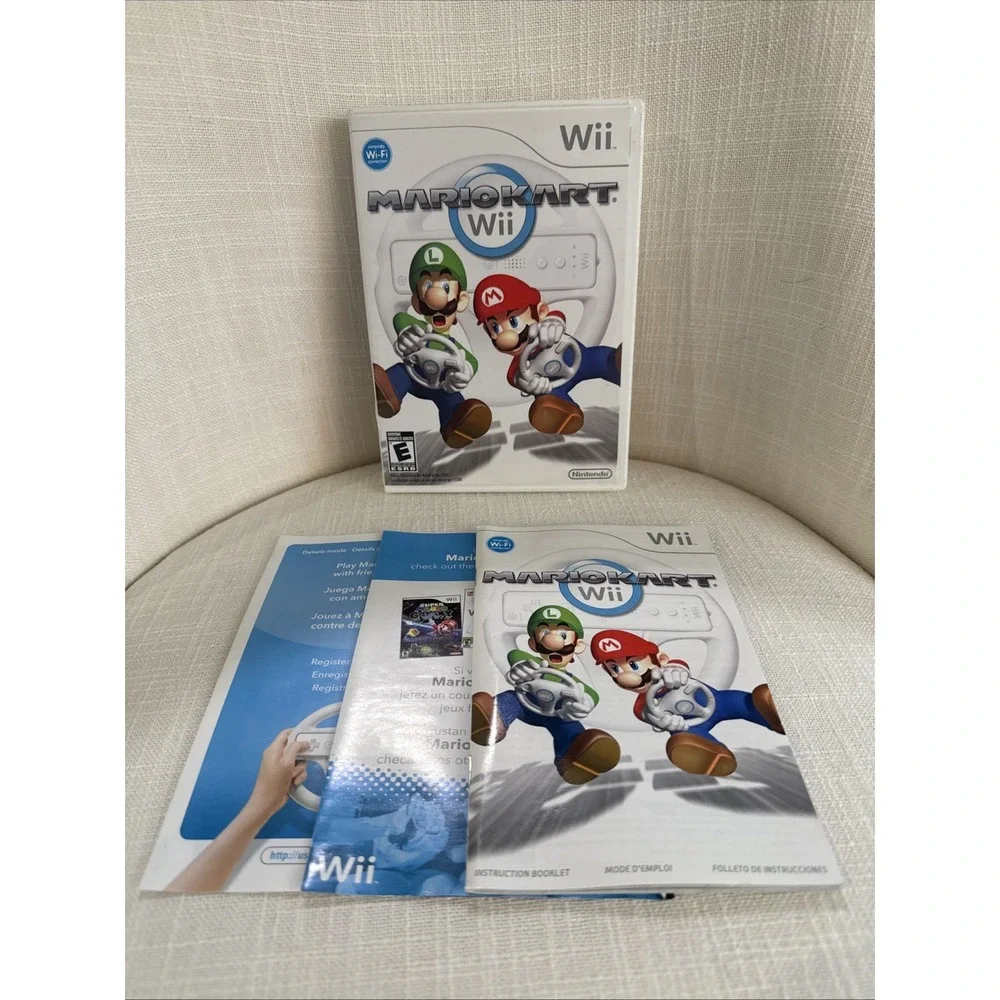 Mario Kart Wii (Nintendo,‎ 2008) Case And Manual Only! Please Read NO GAME